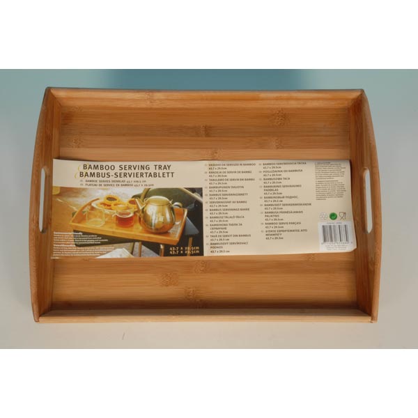 Bamboo serving tray